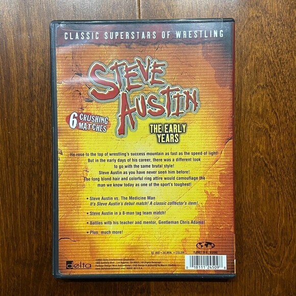 Classic Superstars Of Wrestling DVD (3-DVDS) Booker T. Steve Austin WWE - Picture 7 of 7